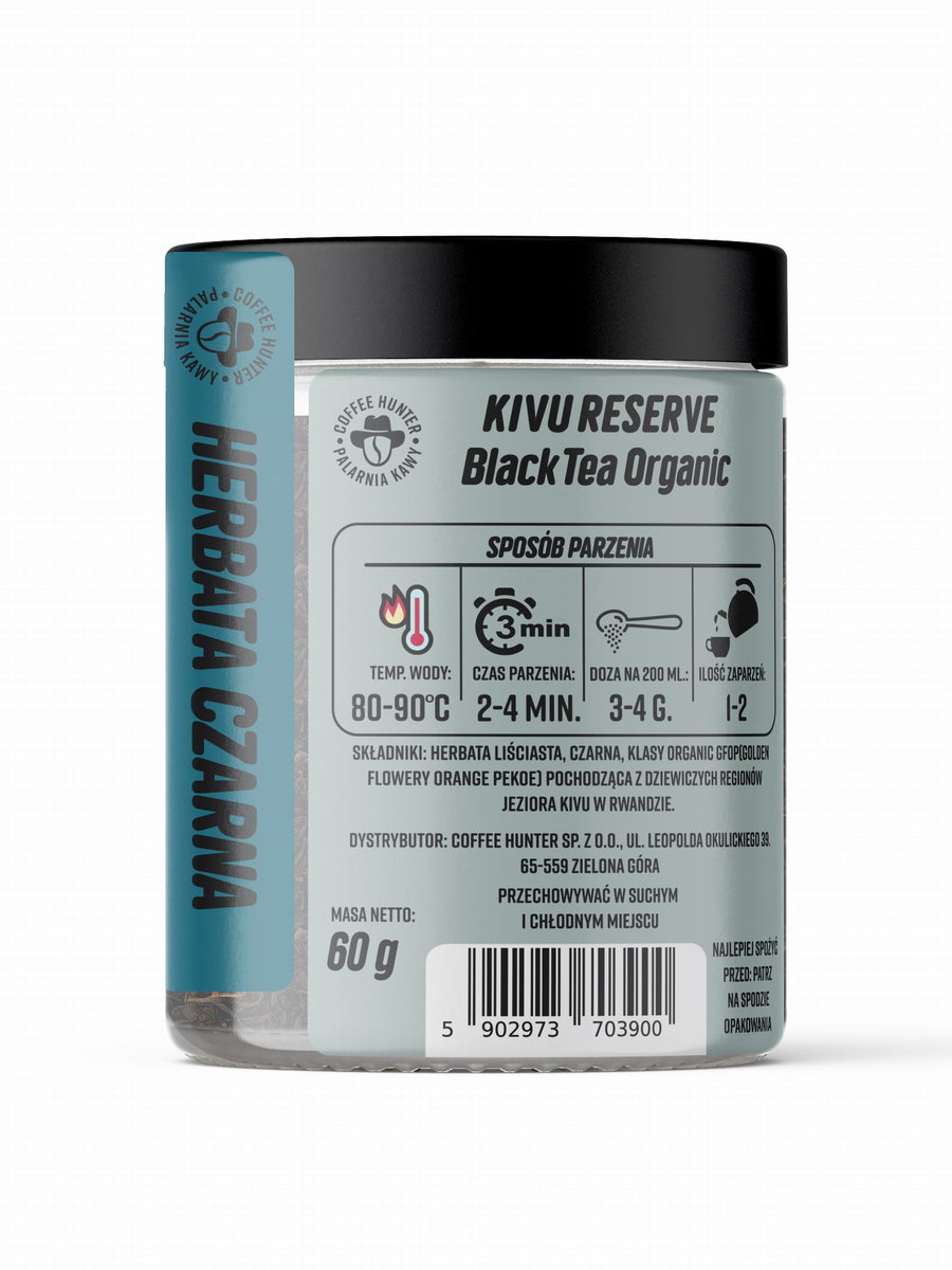 Herbata Black Tea Kivu Organic Gfop 60 G