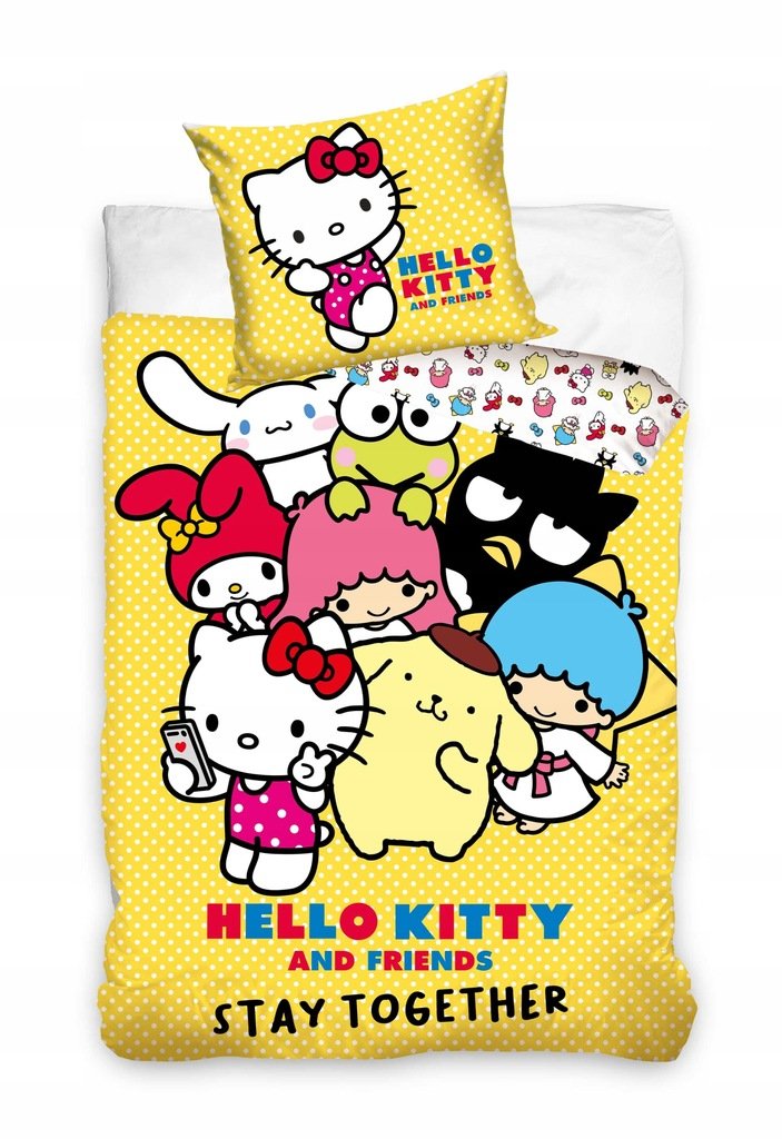 Pościel Bawełniana Hello Kitty 160X200