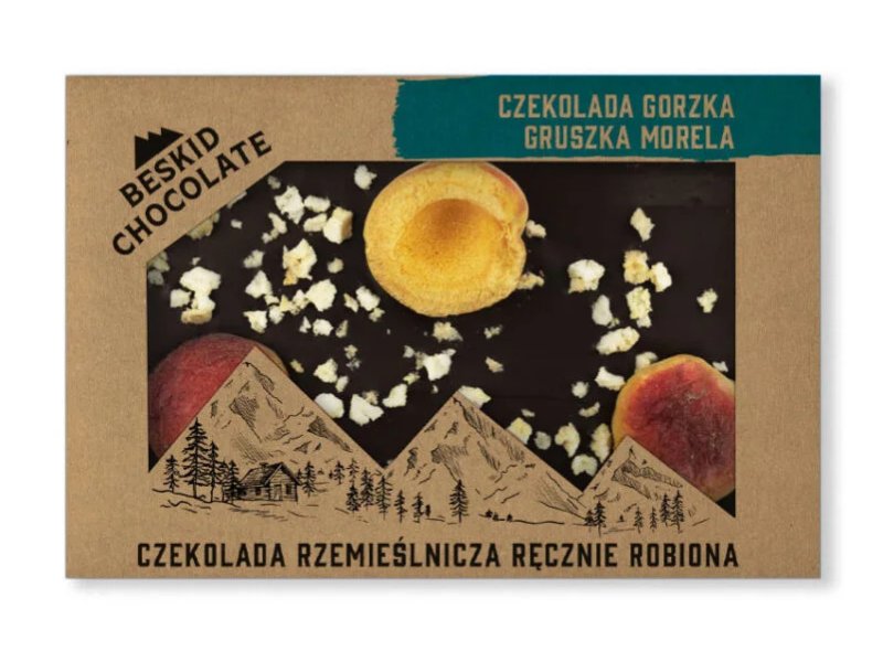 Czekolada Gorzka Gruszka - Morela