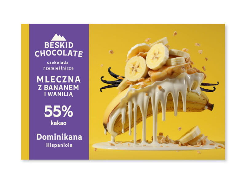Czekolada Mleczna Z Bananem I Wanilią