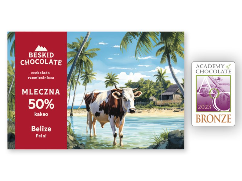 Czekolada Mleczna Belize 50%