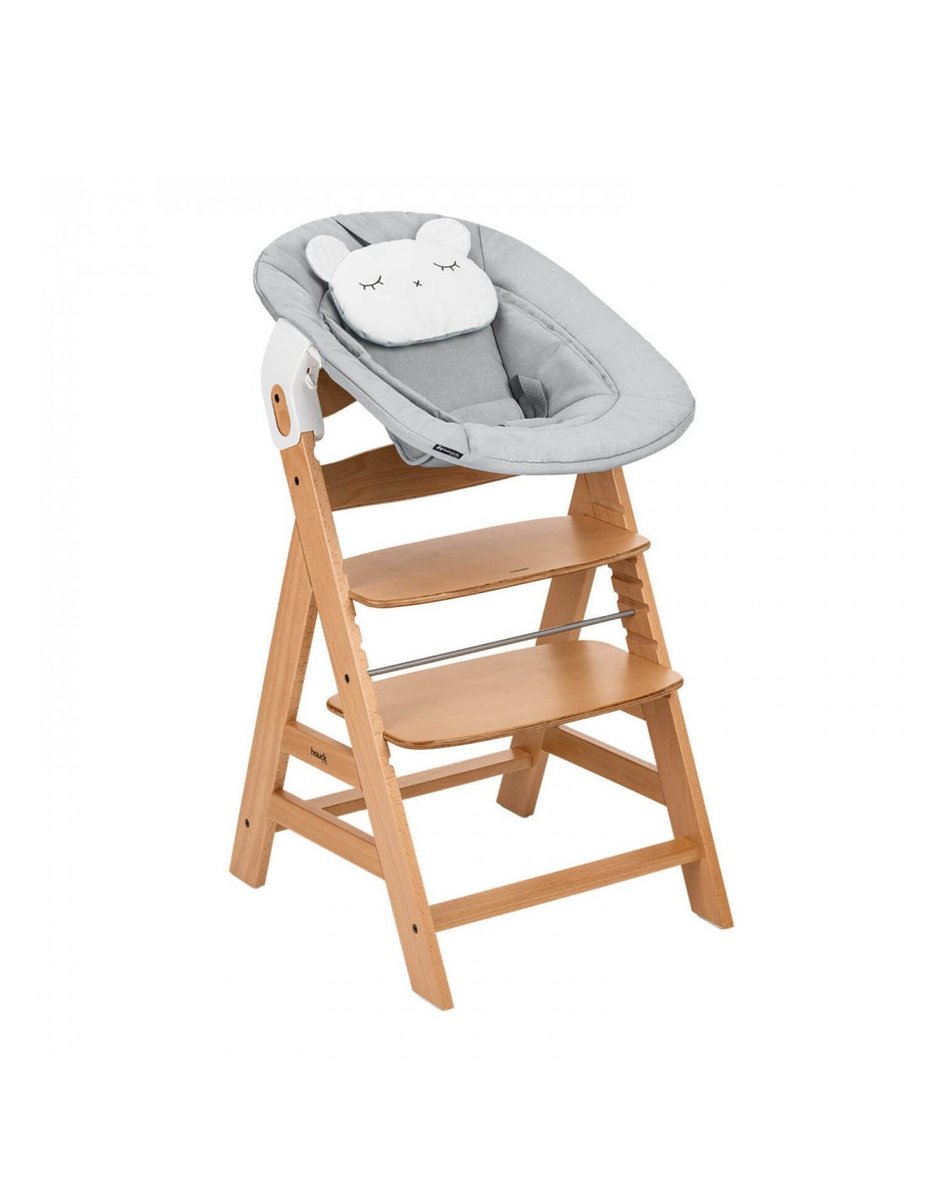 Hauck Zestaw Krzesełko Z Leżaczkiem Alpha Nature Grey