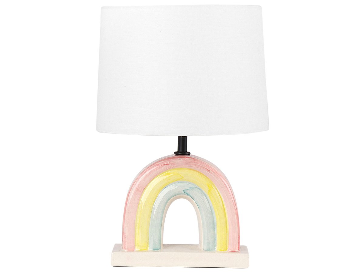 Lampa stołowa ceramiczna wielokolorowa TITNA