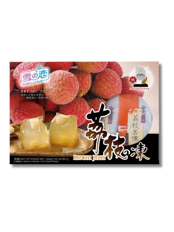 Galaretki z Liczi Azjatyckie Deser Jelly Litchie  z Tajwanu Yuki Love 200g