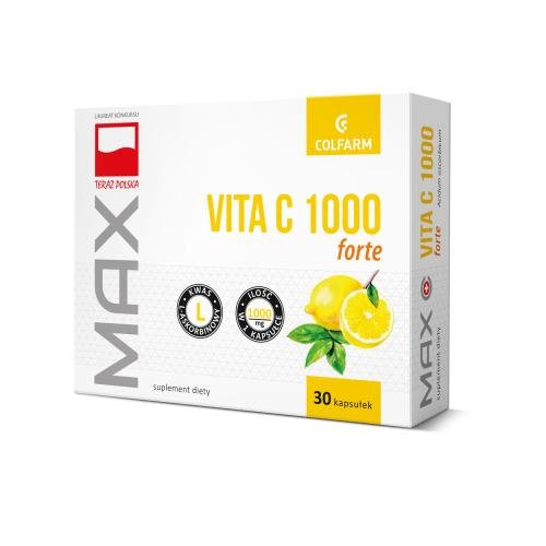 Colfarm Max Vita C 1000 Forte, 30kaps.