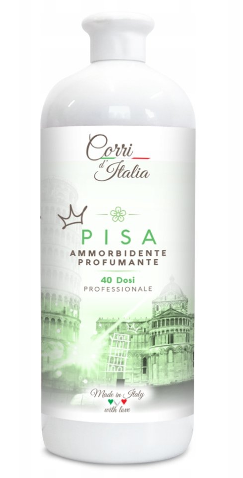 Corri D'Italia Włoski Skoncentrowany Eliksir Do Płukania Pisa - Zielona Orchidea I Ylang- Ylang, 1000 Ml, 40 Prań