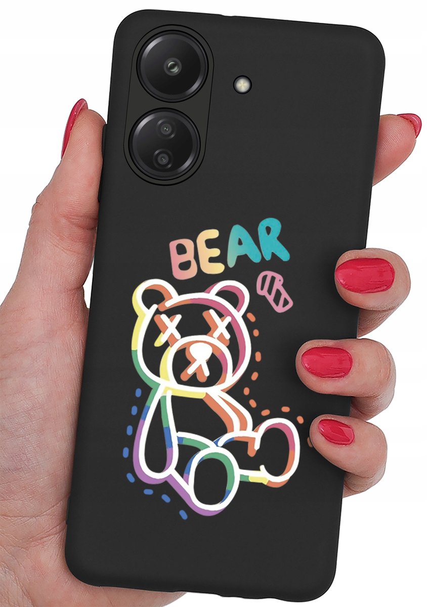 Etui do Xiaomi Redmi 13C | Poco C65 CASE WZORY MATT PLECKI +SZKŁO 9H