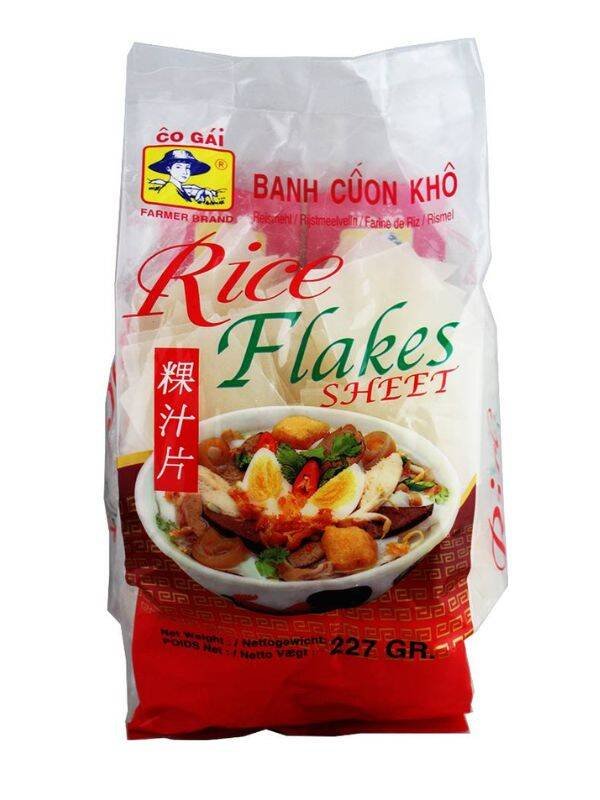 Makaron Ryżowy Płatki Arkusze Flakes Rice Kuchnia Świata farmer 227g