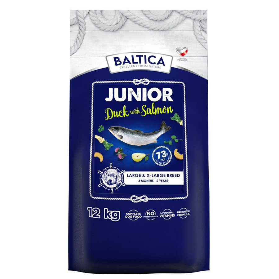 Baltica Junior Duck & Salmon L/Xl 12Kg Łosoś Kaczka