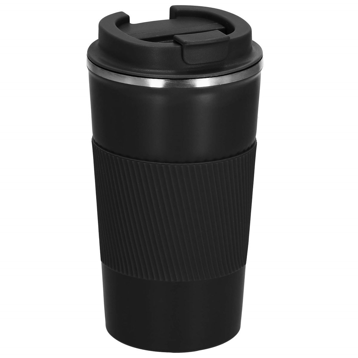 Kubek termiczny do kawy, herbaty 500 ml stal nierdzewna termos czarny