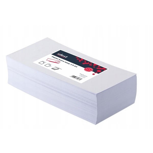 Papier ksero biały do drukowania recept IDEST 1/3 A4 80g 500szt.