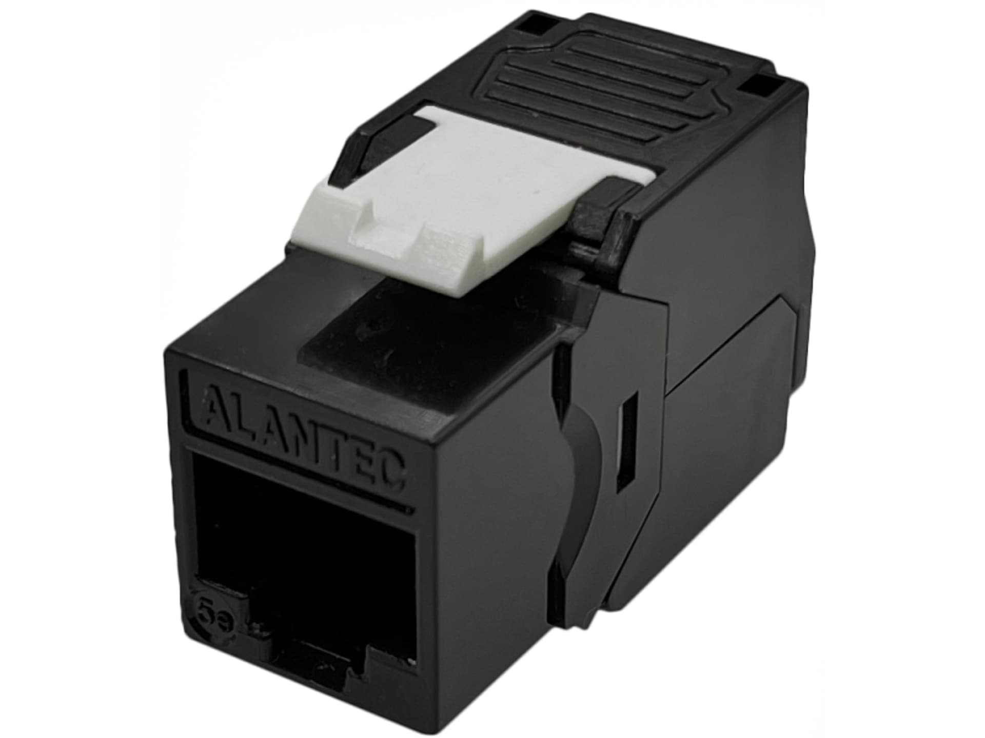 Moduł keystone RJ45 beznarzędziowy UTP kat.5e, SLIM, kolor czarny ALANTEC