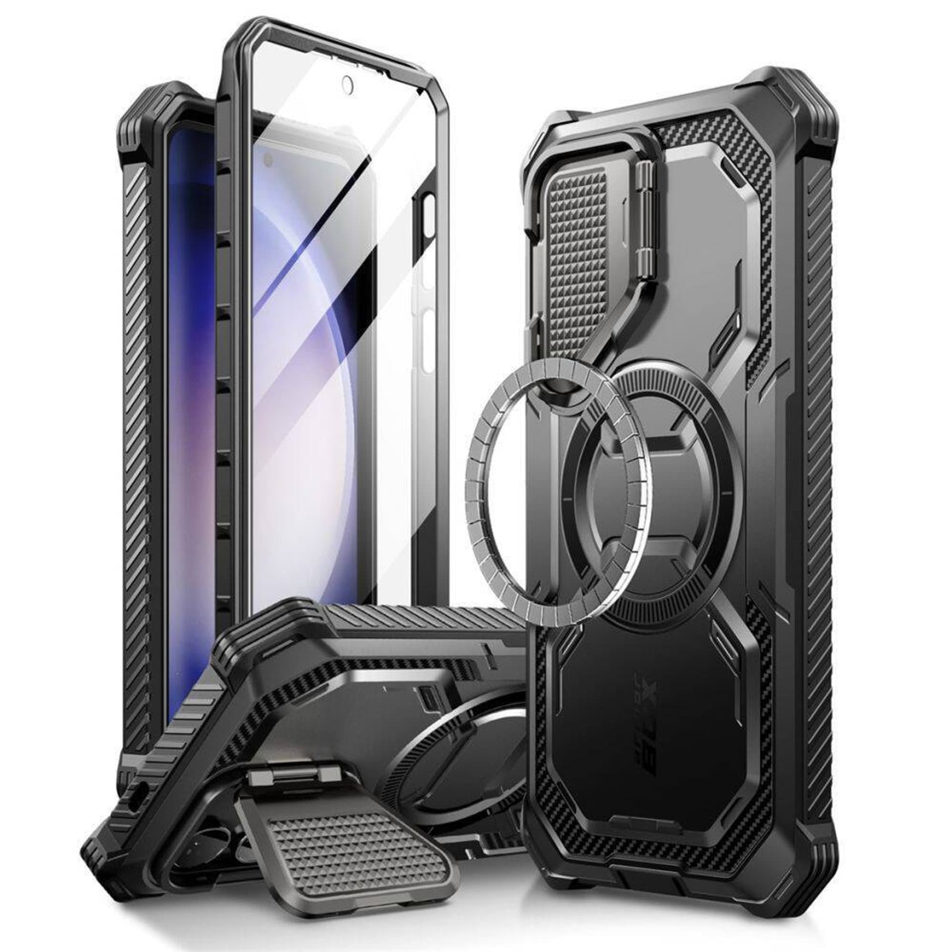Etui SAMSUNG GALAXY S24+ Supcase IBLSN ArmorBox MagSafe czarne