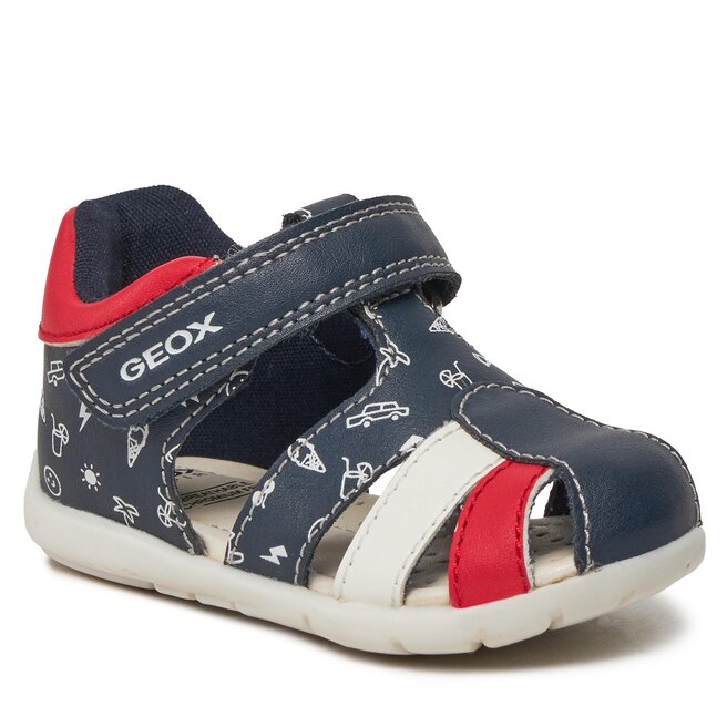 Sandały Geox B Elthan Boy B451PC 000BC C0735 Navy/Red
