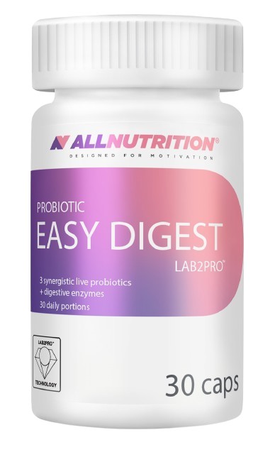 Allnutrition, Probiotic Easy Digest Lab2pro, 30 Kaps.