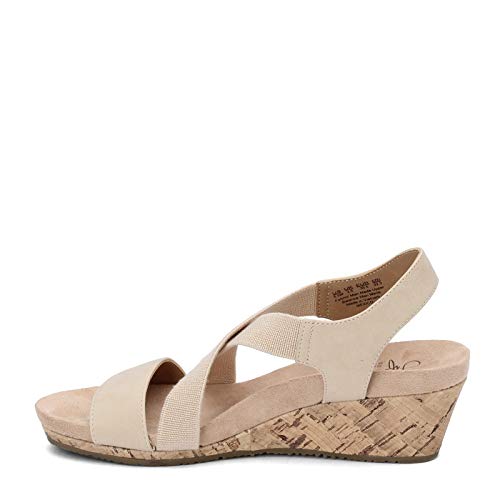 LifeStride Sandały damskie Meksyk Wedge, kość - 38 EU