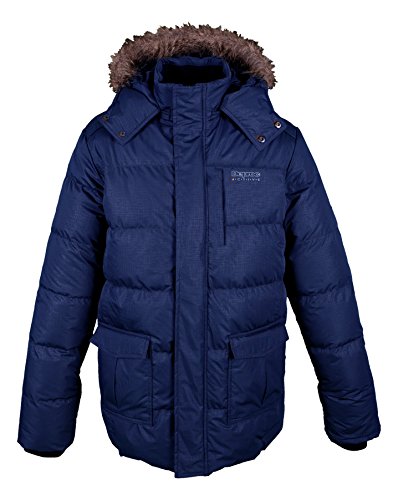 Deproc Active męska kurtka zimowa i zimowa parka Waddington niebieski Petrol 4XL