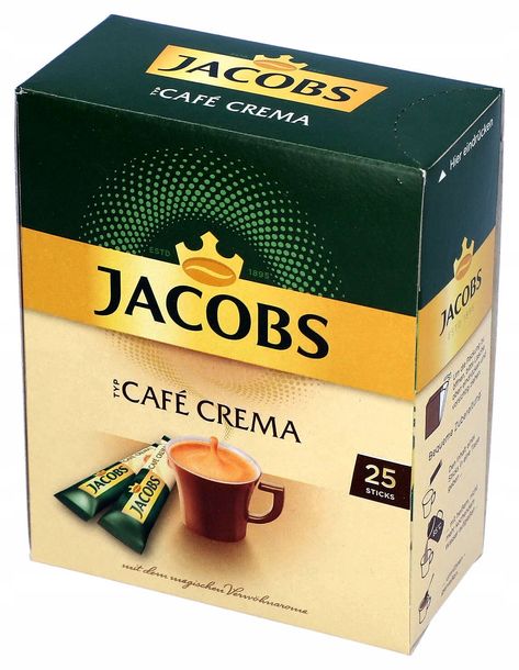 ﻿Kawa instant cappuccino Jacobs Café Crema w saszetkach 25 szt.