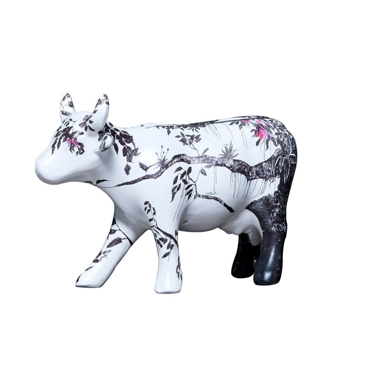 CowParade, figurka-krówka VACA DA MATA, średnia/ceramika