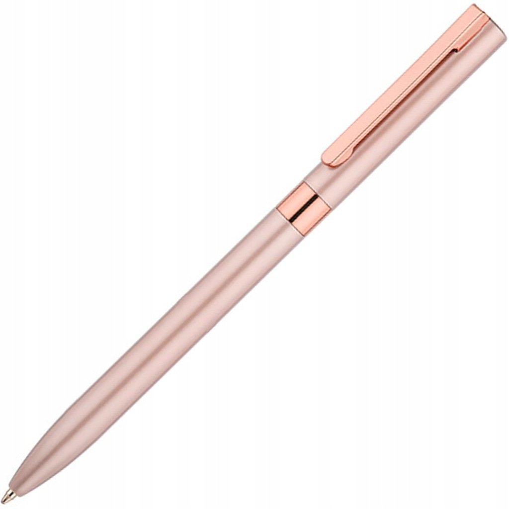 RÓŻOWY DŁUGOPIS ŻELOWY z niebieskim wkładem PINK