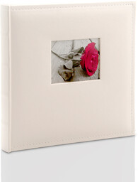 Album wklejany White mały z okienkiem (tradycyjny 40 kremowych stron)