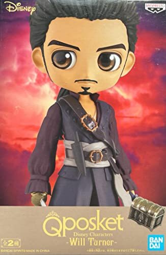 BANPRESTO-figurka Will Turner Piraci z Karaibów Disney Q Posket B 14cm figurki, wielokolorowe (107135)
