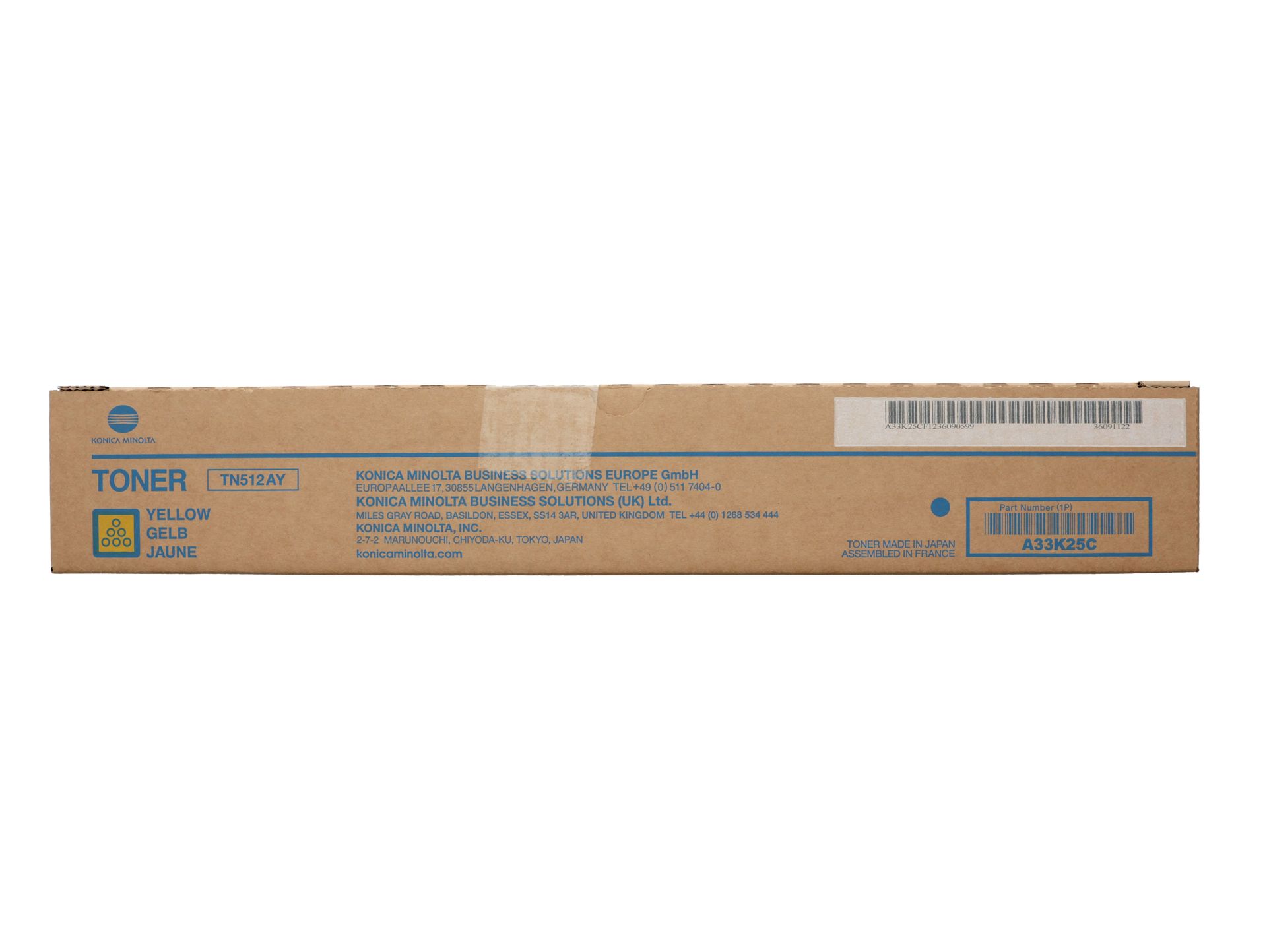 Konica-Minolta Toner TN512AY bizhub C454, C554, C454e, C554e ORG