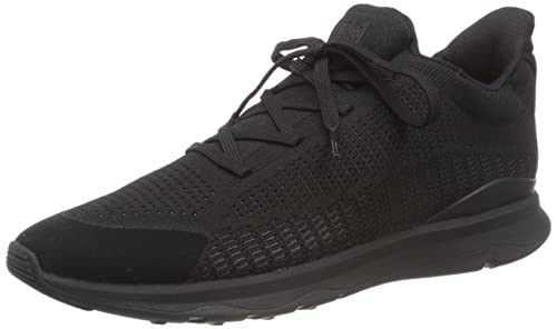 Fitflop Męskie trampki sportowe z dzianiny Vitamin FFX, czarne mieszane, rozmiar 41, Czarna mieszanka, 42.5 EU