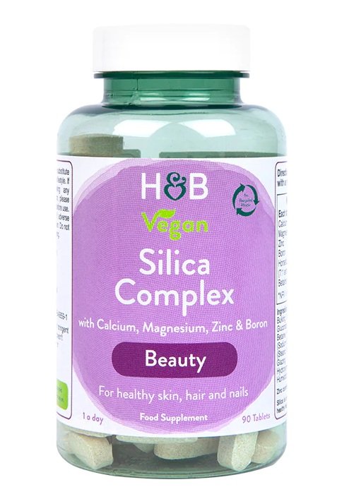 Suplement diety, Holland & Barrett, Kompleks Krzemionki, Vegan Silica Complex, 90 tab.