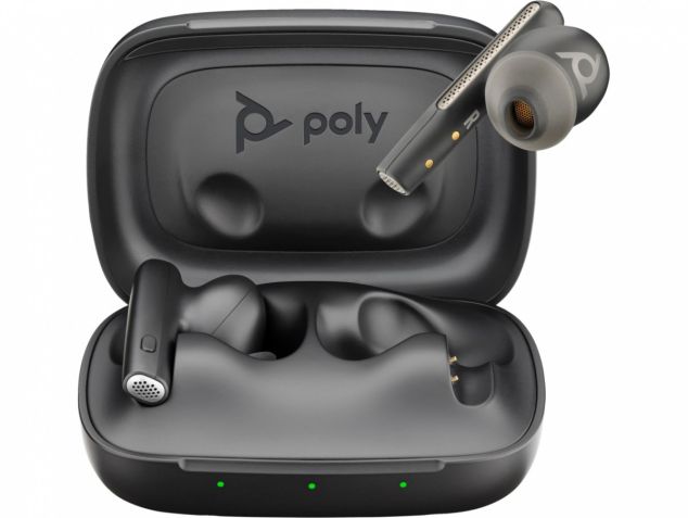 POLY Voyager Free 60 UC Carbon Black BT700 USB-C +Case 7Y8H4AA