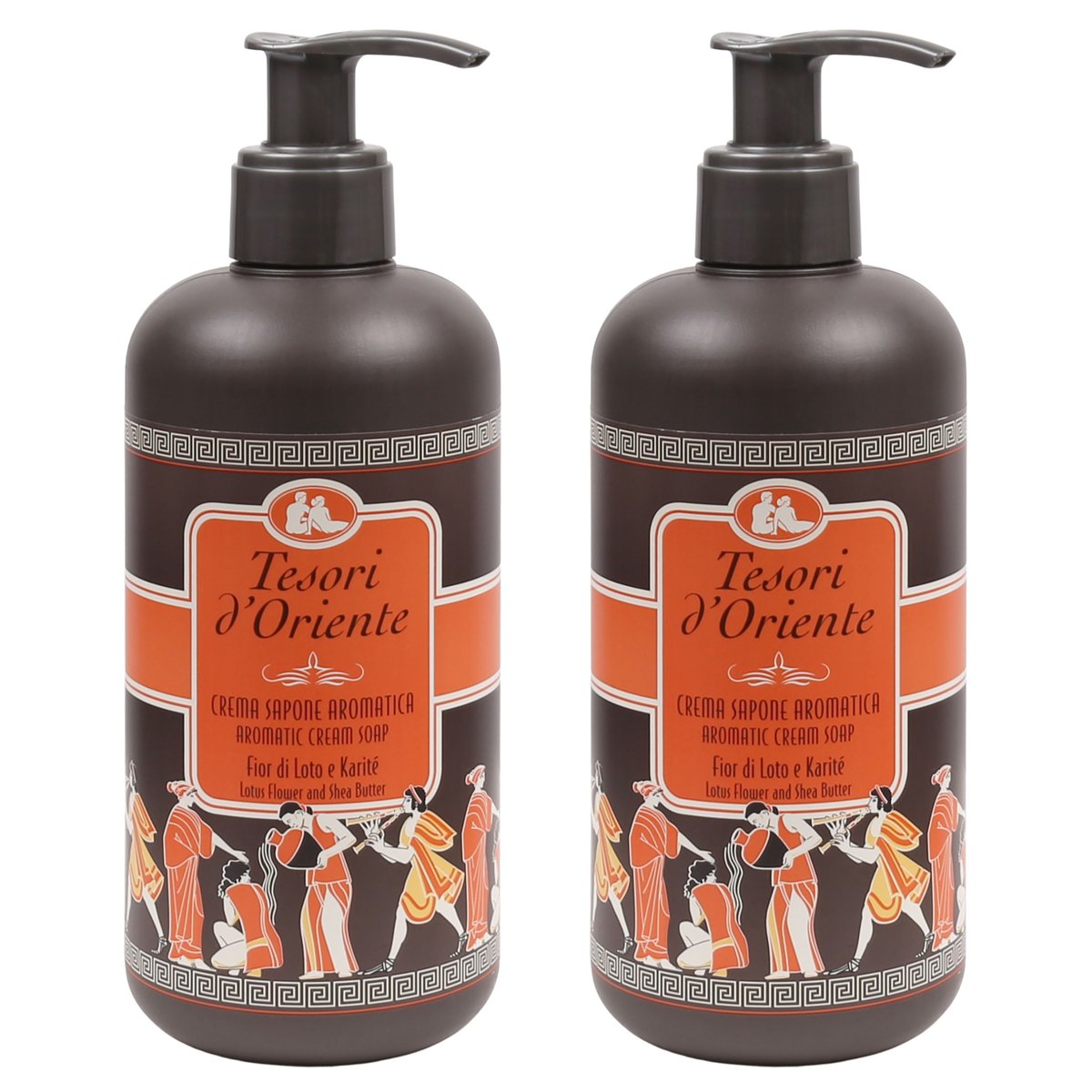 Tesori D'oriente Fior Di Loto, Mydło W Płynie Kwiat Lotosu I Masło Shea, 2x300ml