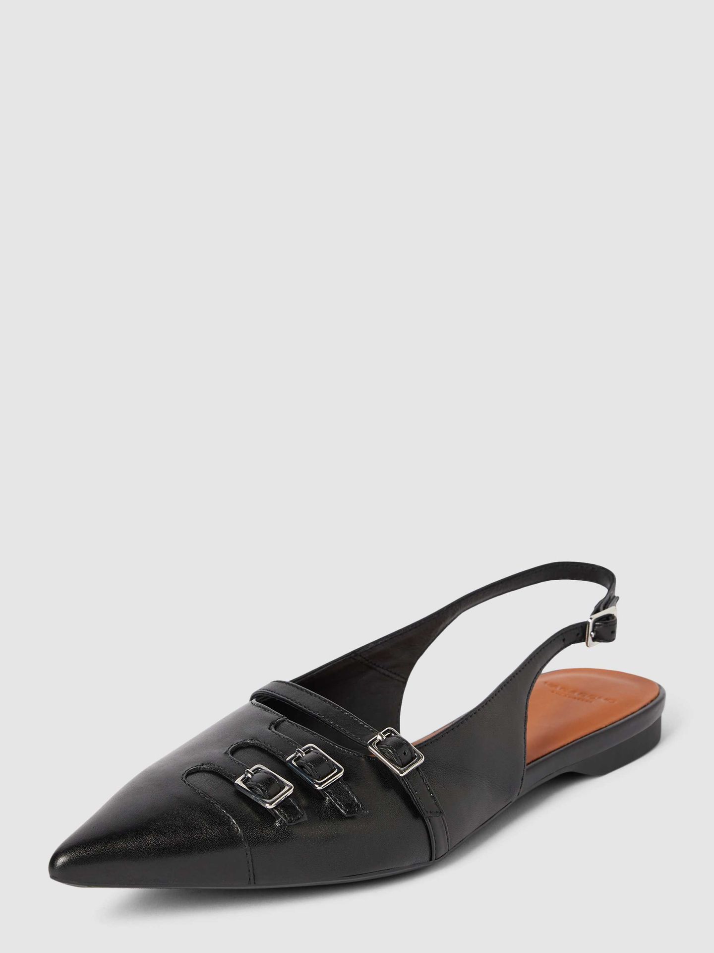 Sandały skórzane z cienkimi paskami model ‘HERMINE’