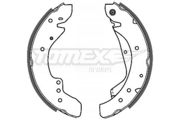 Tomex Brakes Szczęki hamulcowe TOMEX 2059 9939718 2059
