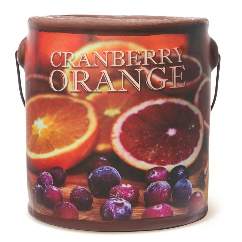 Cheerful Candle duża świeca zapachowa w ozdobnej ceramice 2 knoty 20 oz 567 g - Cranberry Orange