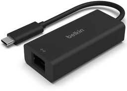 Belkin Adapter Connect USB-C do 2,5Gb Ethernet RJ45, czarny