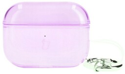 Bizon Etui Case Headphone Clear do Airpods Pro 2, przezroczysto-różowe