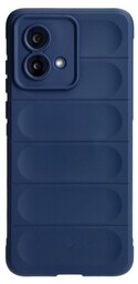 Bizon Etui Case Tur do Motorola Moto G84, granatowe