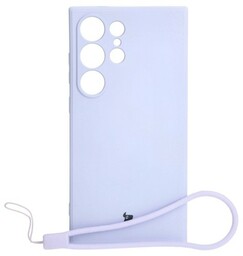 Bizon Etui Case Silicone Sq do Galaxy S24 Ultra, jasnofioletowe