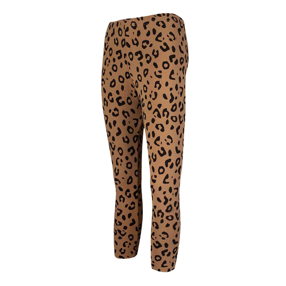 Legginsy ocieplane dziewczęce, pantera, camel, Tup Tup