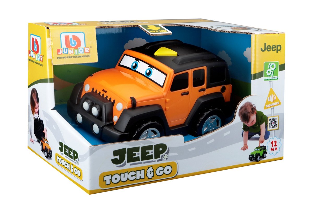 BBURAGO Jeep Wrangler Pojazd z dźwiękiem 81801 OG