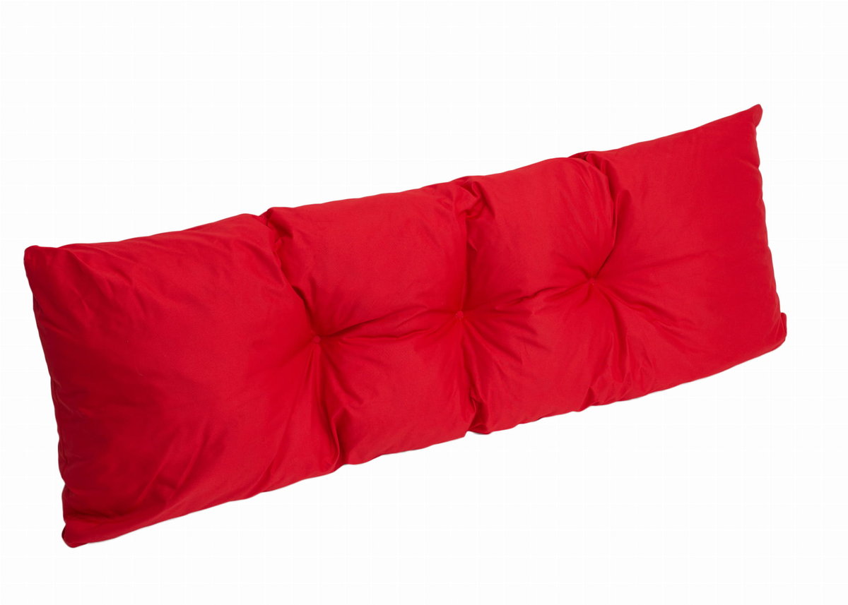 Poduszka ogrodowa 120x40, poduszka na meble z palet, czerwona, poduszka na meble ogrodowe z palet, poduszka wodoodporna/ Setgarden