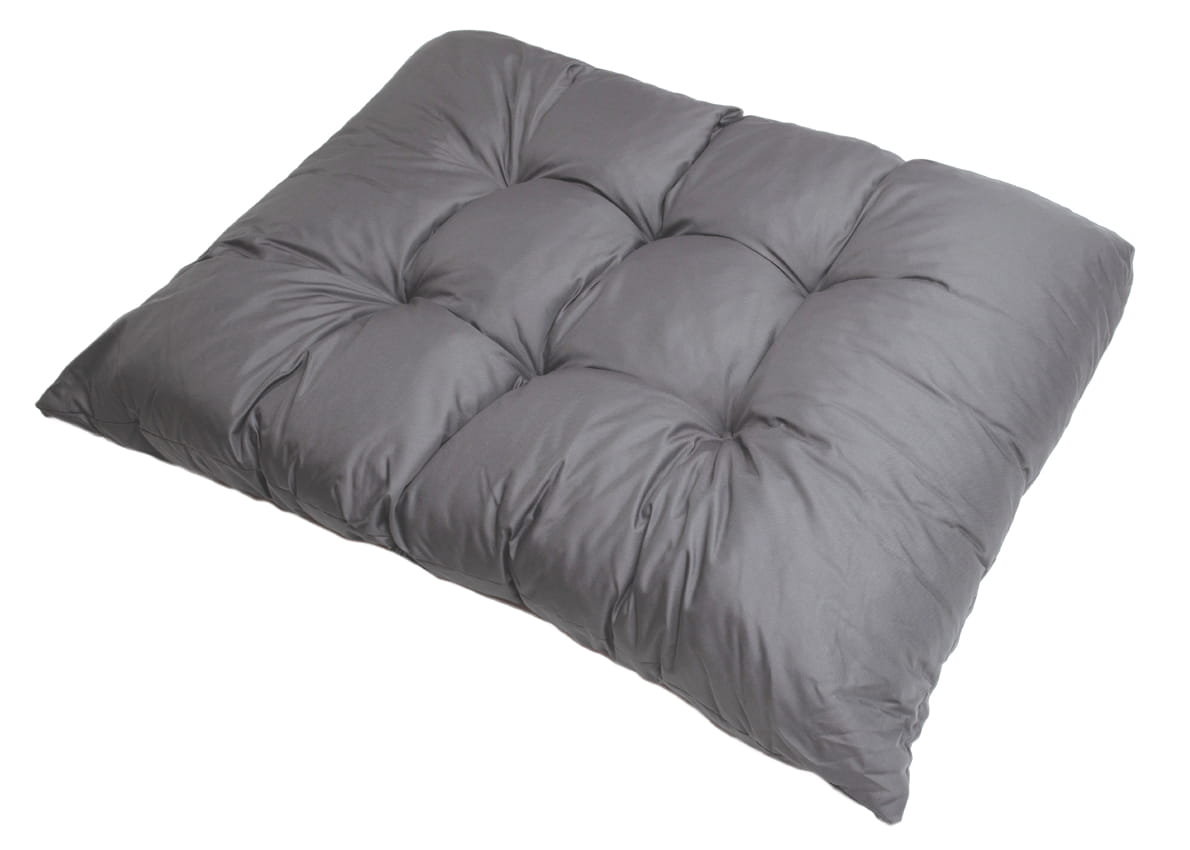 Poduszka na meble ogrodowe z palet 120x80, szara poduszka ogrodowa, poduszka zewnętrzna, poduszka ogrodowa/ Setgarden