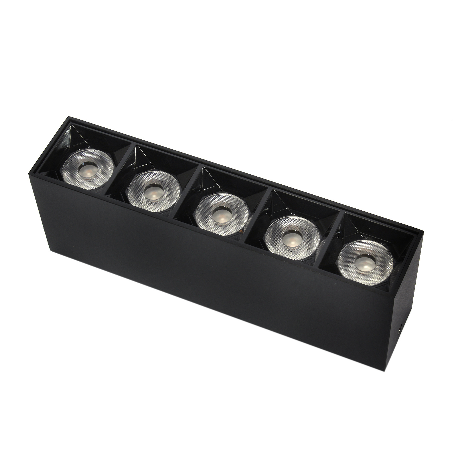 Lampa liniowa natynkowa 15W  3000K czarna 1061 - Decorativi