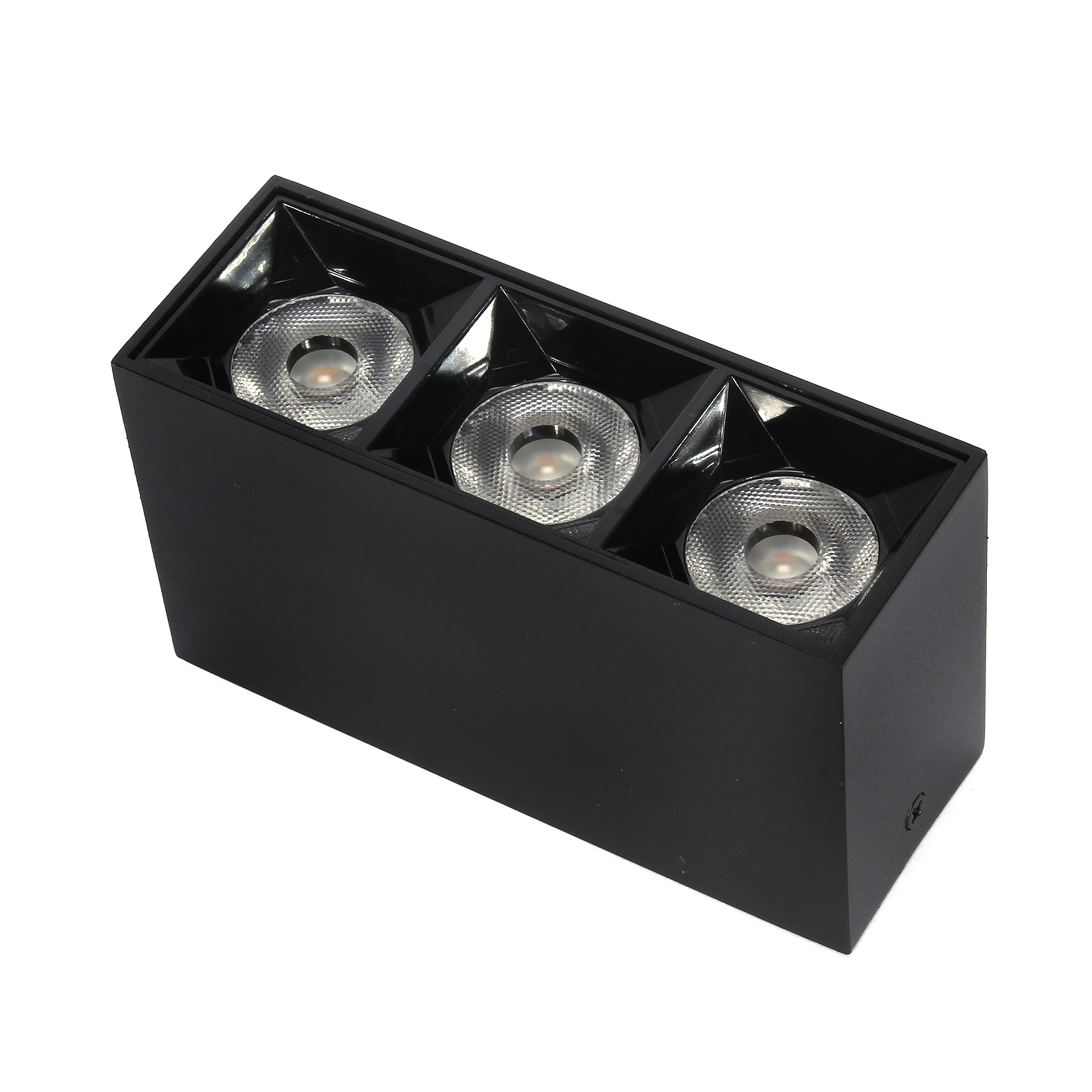 Lampa liniowa natynkowa 9W 4000K czarna 1058 - Decorativi