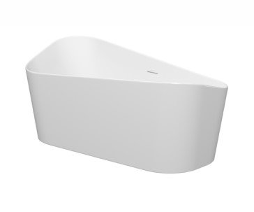 Wanna Wolnostojąca Meissen Keramik Kontra 170X75 Prostokątna Biała S301-358