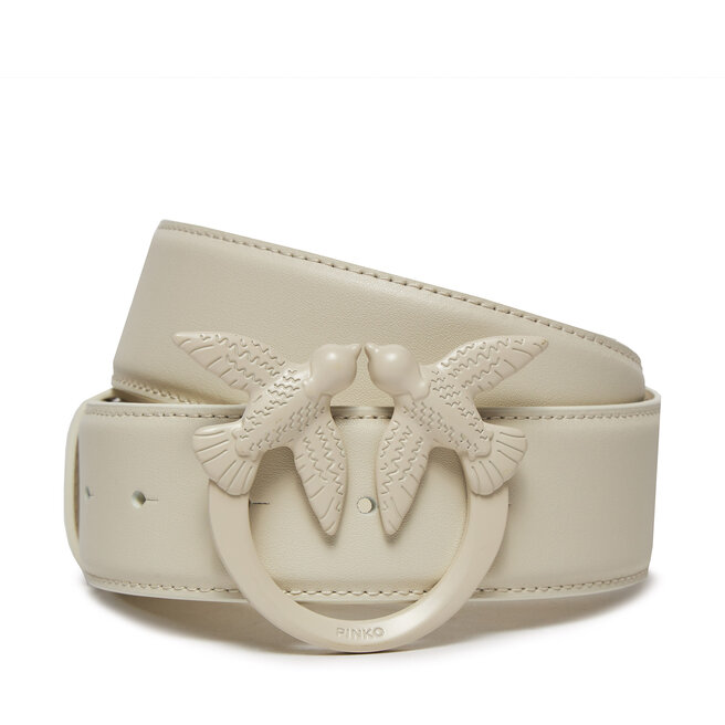 Pasek Damski Pinko Love Berry H4 Belt. PE 24 PLT01 100120 A1K2 Biały