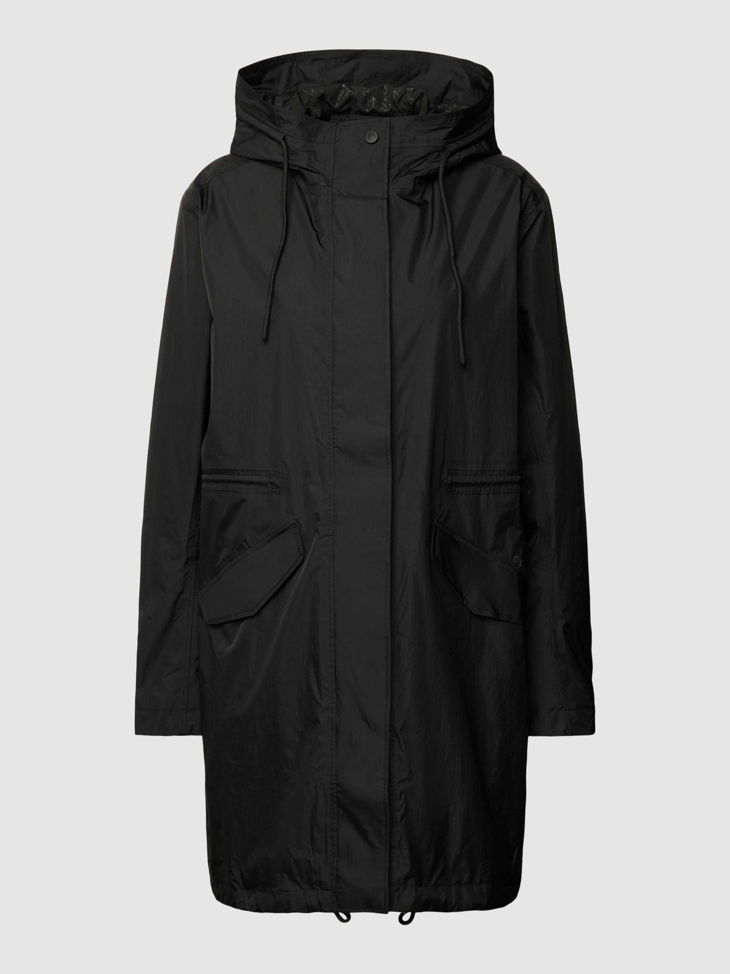 Parka w jednolitym kolorze model ‘AMELL’