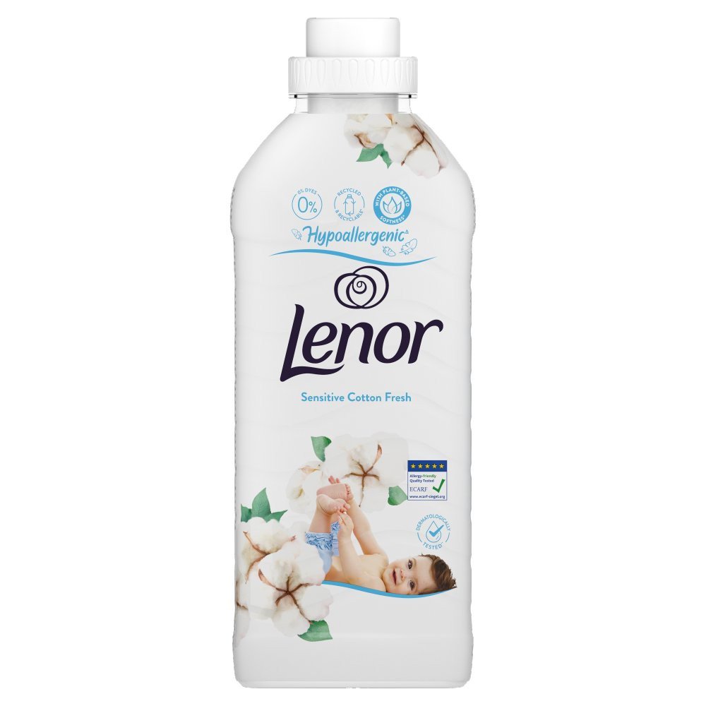 Lenor Sensitive Cotton Freshness Płyn do Płukania Tkanin Hipoalergiczny 700ML (28 Prań)