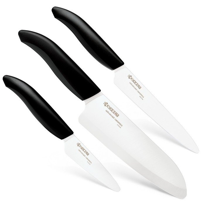 Kyo-zestaw 3 Noży Kuchennych 7,5 12,5 i 16cm Gen, uniwersalny Zestaw
