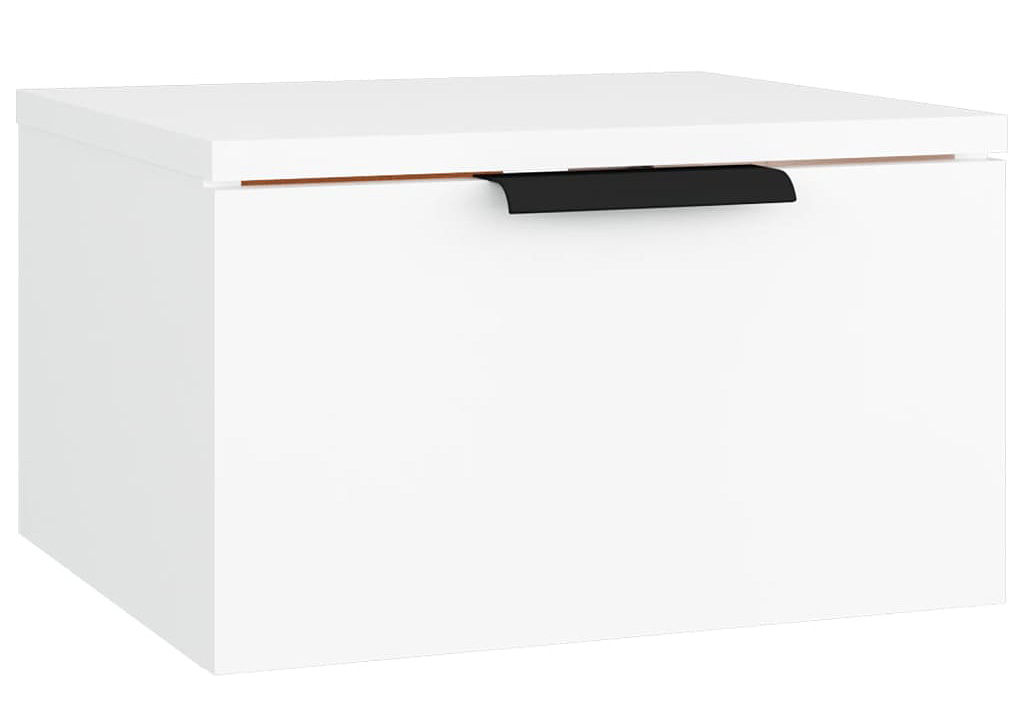 Biała wisząca szafka nocna z szufladą D5-Z58